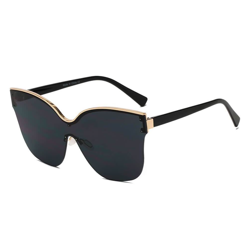 Barcelona | Women Cat Eye Oversize Sunglasses - 4 COLORS -