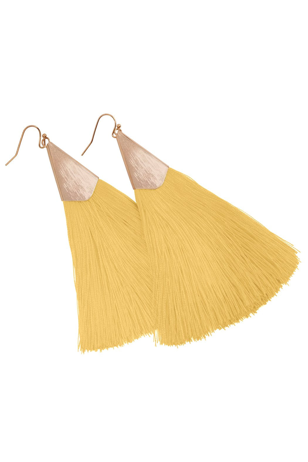 Large Tassel Earrings - 10 COLORS -