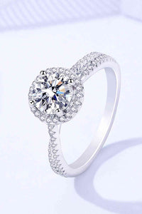 Thumbnail for 1 Carat Moissanite Round Shape Ring