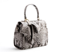 Thumbnail for GUNAS NEW YORK - Cottontail - Black & White Snake Texture Vegan Leather Bag - 1 COLOR -