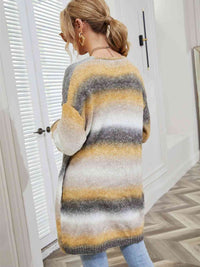 Thumbnail for Full Size Gradient Open Front Cardigan - T - 5 COLORS -