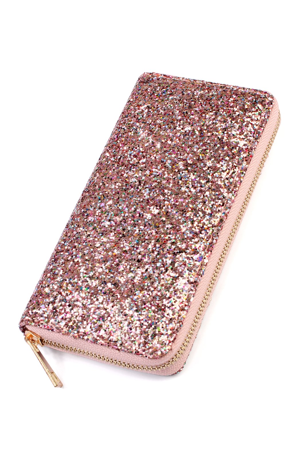 Glitter Zipper Wallet - 8 COLORS -