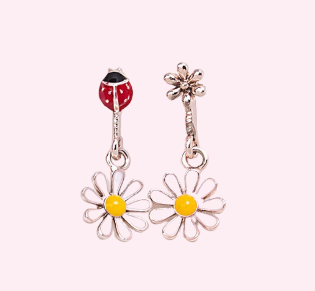 Daisy Earrings | Floral Earrings | Handmade Jewelry | Dangle Earrings | Spring Summer Jewelry -