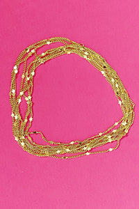 Thumbnail for Show Me the Ways Necklace, Gold finish -