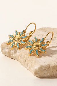 Thumbnail for Turquoise Sun Drop Earrings - T -