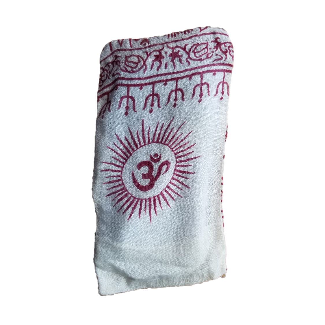 OMSutra - Silk Eye Pillow - Flax seed filled - OM Design - 4 COLORS -