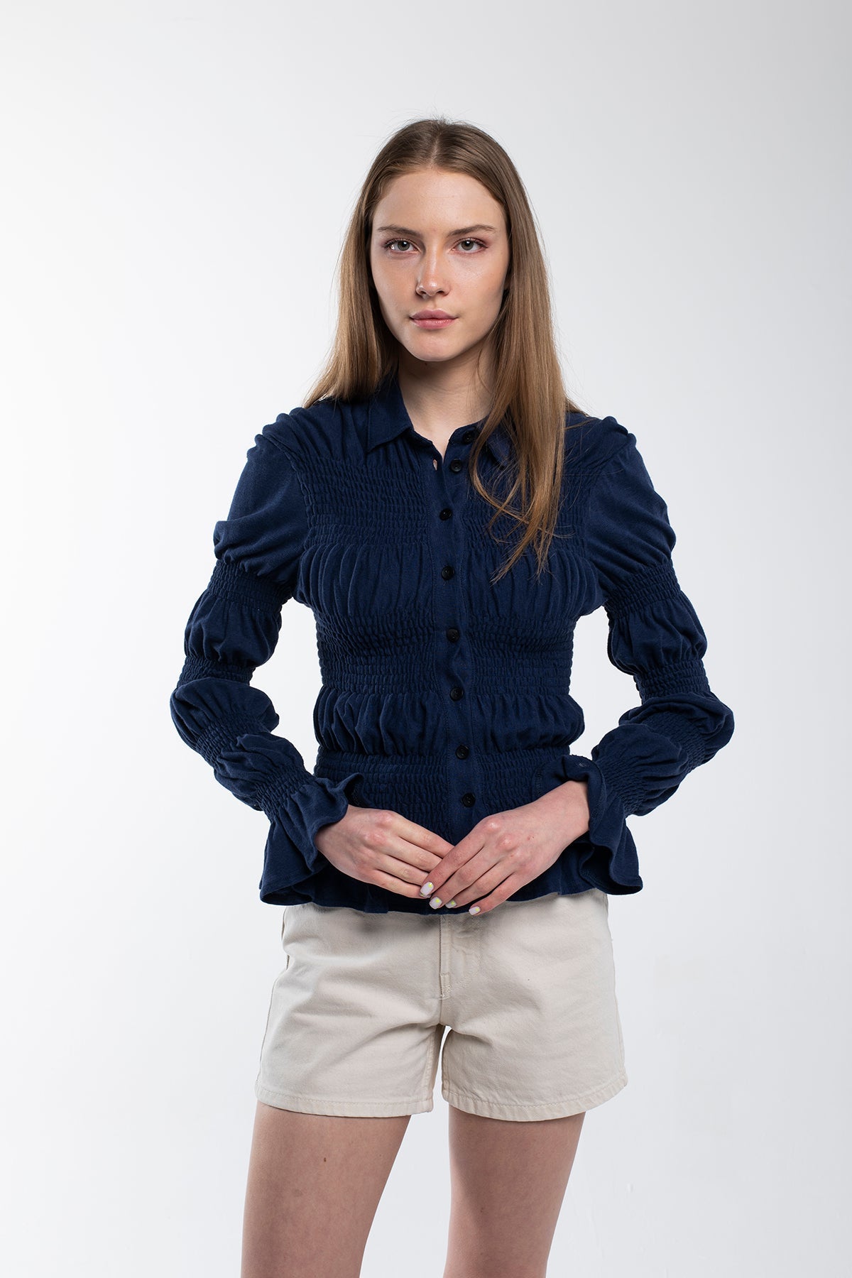 Frills Shirt - 2 COLORS -