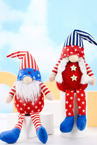 Thumbnail for Set of 2 Independence Day Pointed Hat Decor Gnomes - 10