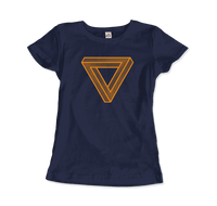 Thumbnail for The Penrose Triangle From a Journey Through Time - DARK T-Shirt