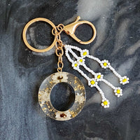 Thumbnail for Ellison & Young - Baby Daisy Initial Key Chain - 20 LETTERS - FIND YOURS! -