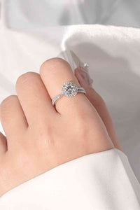 Thumbnail for 1 Carat Moissanite Round Shape Ring