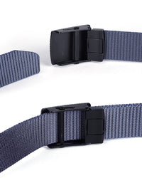 Thumbnail for Mens Adjustable Nylon Strap Military Tactical Web Belt Metal Buckle - 6 COLORS -