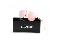 Thumbnail for Erie | S2006 - Modern Teardrop Aviator Flat Mirrored Flat Lens Sunglasses - 4 COLORS -