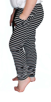 Thumbnail for Lightweight Fitted Stripe - Pocket Joggers - Kids - 1 COLOR