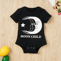 Thumbnail for MOON CHILD Graphic Round Neck Bodysuit - T - 4 SIZES - 1 COLOR -