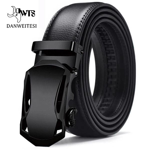 [DWTS] - Genuine Leather Belts for Men - Automatic Leather Belt - [15 DAY DELIVERY] - 10 BUCKLES / COLORS -