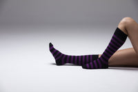 Thumbnail for Women's Stylish Stripe Knee High Socks Set - 5 PACK -