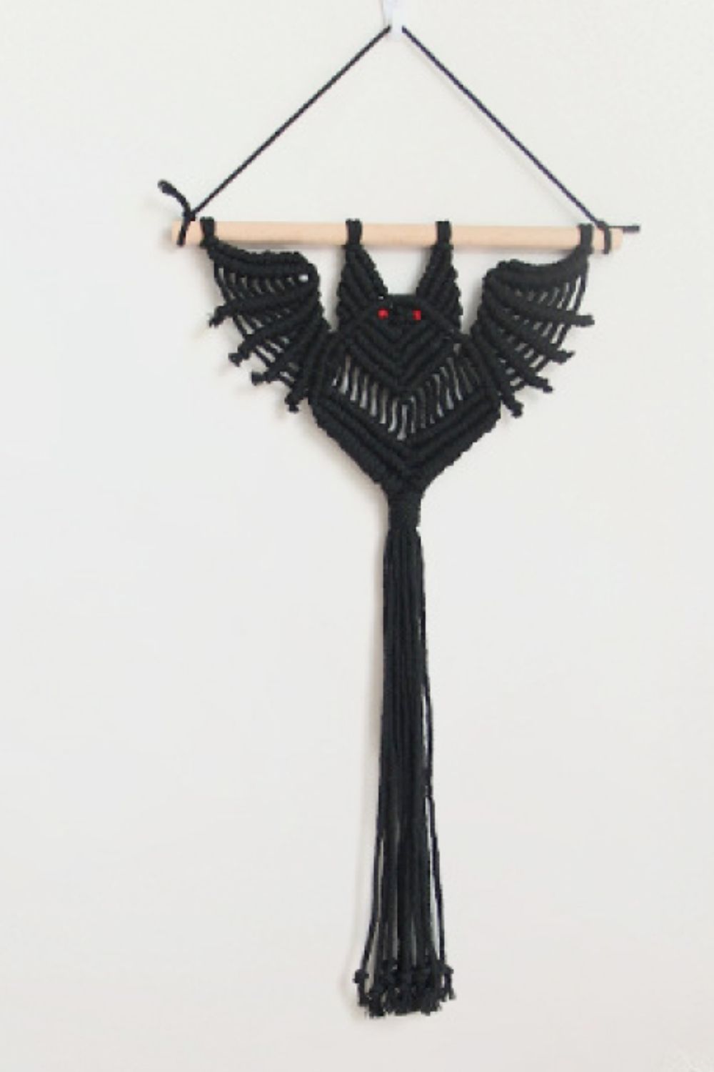 19.7" Bat Macrame Wall Plant Hanger - T - 2 COLORS - 1 SIZE