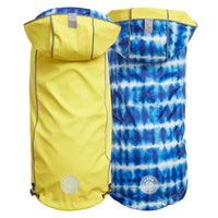 Thumbnail for Reversible Elasto-Fit Raincoat - Yellow/Blue - 9 SIZES -