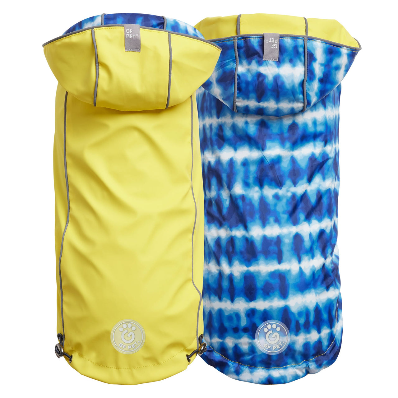 Reversible Elasto-Fit Raincoat - Yellow/Blue - 9 SIZES -