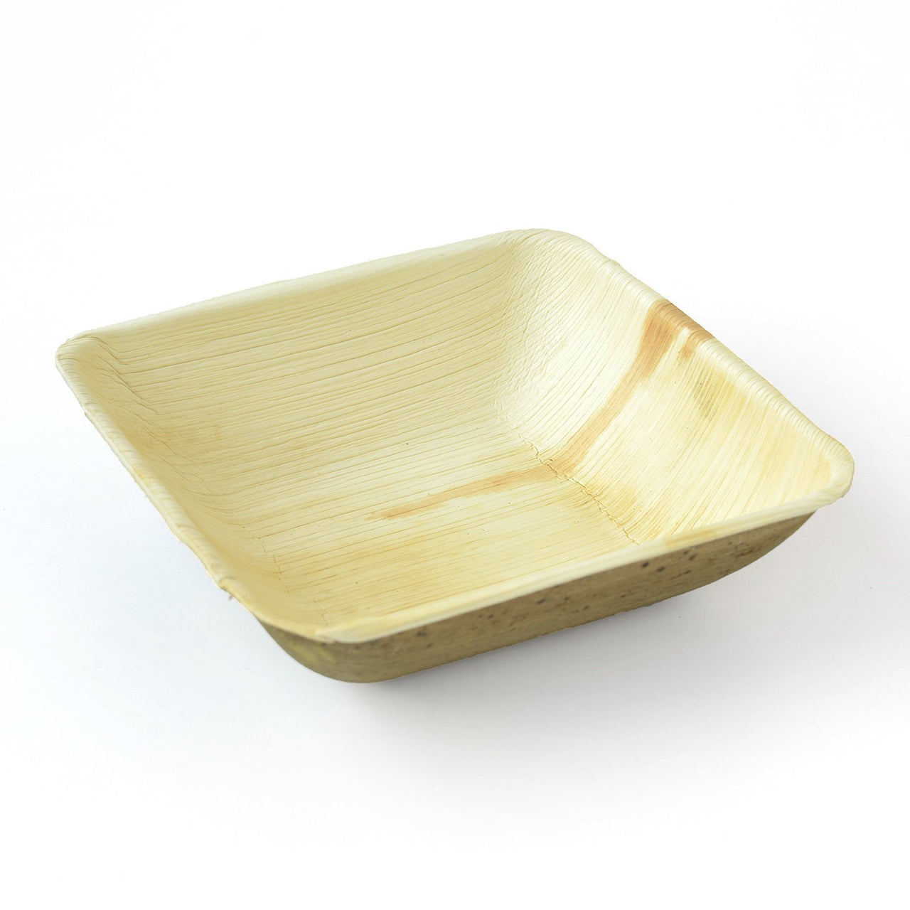 Palm Leaf Deep Square Bowls 5" Inch (25/50/100 Bowls) - Great for parties!