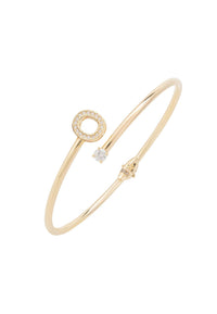 Thumbnail for Initial Bangle Gold O -