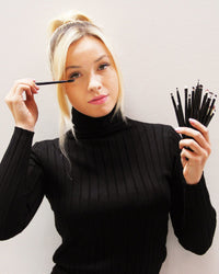 Thumbnail for Savoy - Zaina Makeup Brush Set - Black - 20 PCS -