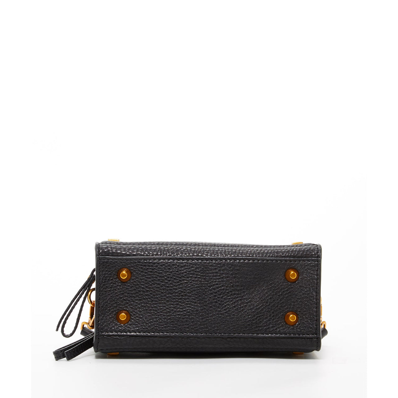 Black Leather Crossbody Bag -