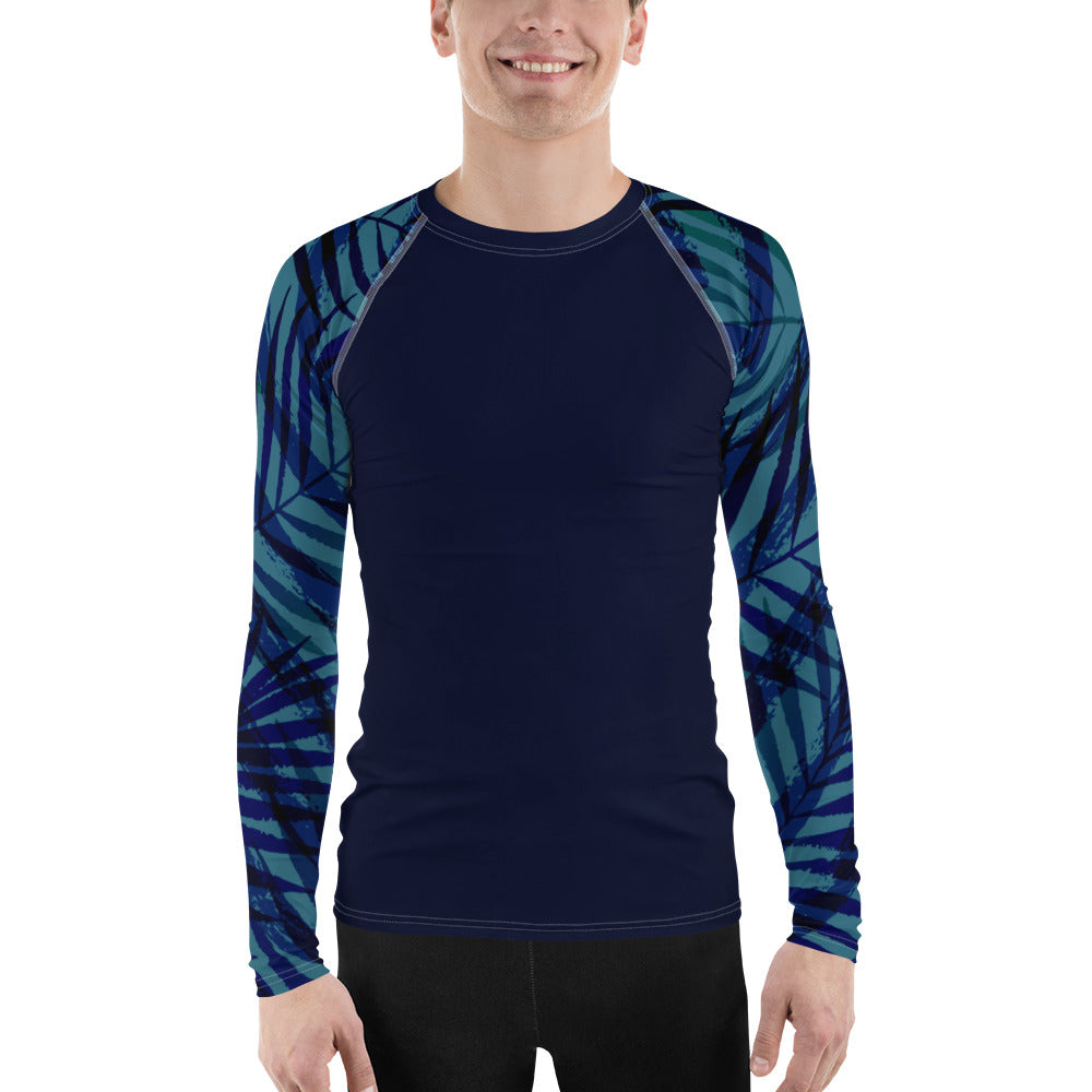 FYC - Men's Tropical Sleeve Performance Rash Guard UPF 40+ - 1 COLOR -