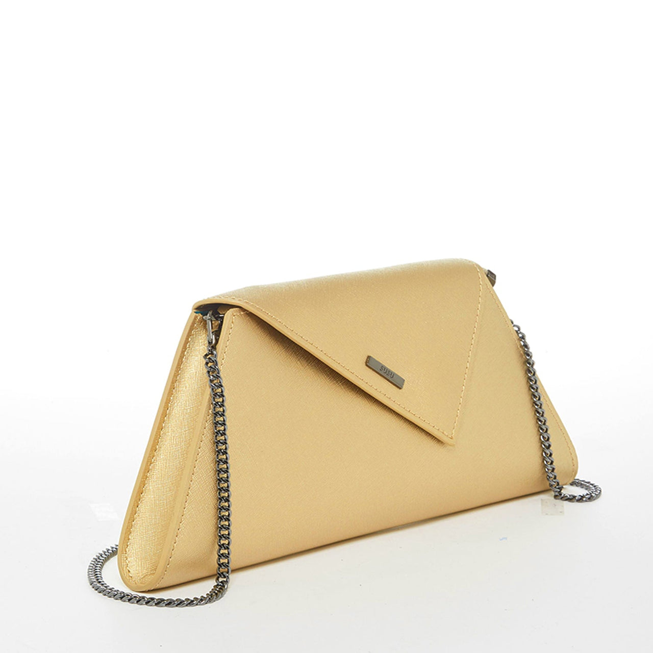 Angelica Metallic Gold Clutch -