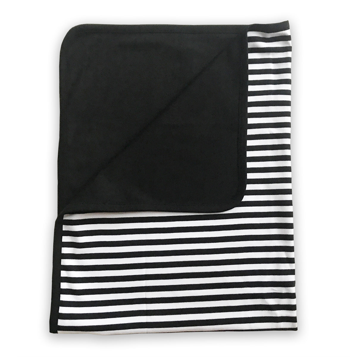 Lazy Baby Organic Cotton Black and White Blanket -