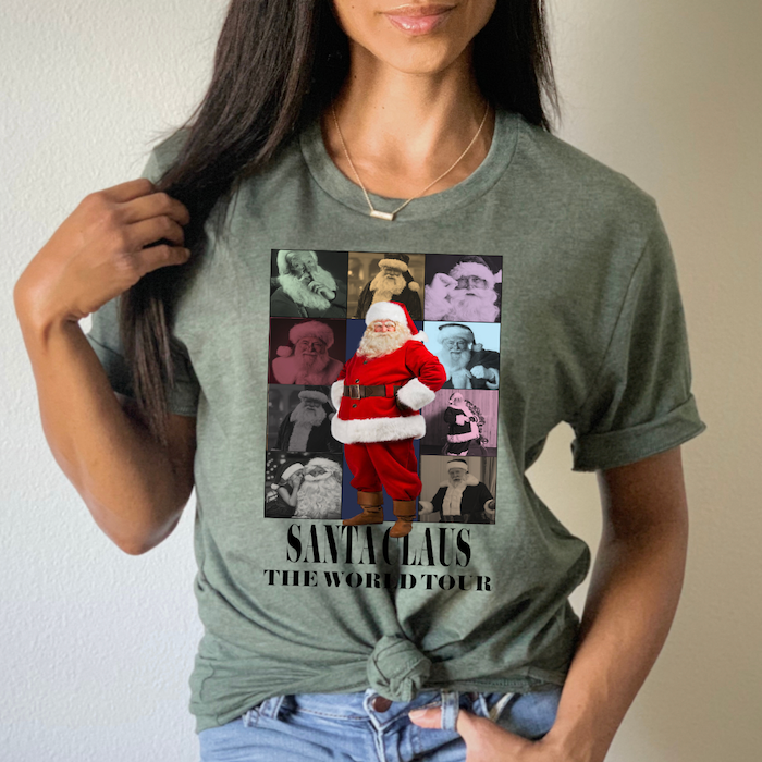 Santa Claus World Tour Unisex T-shirt - 4 COLORS -