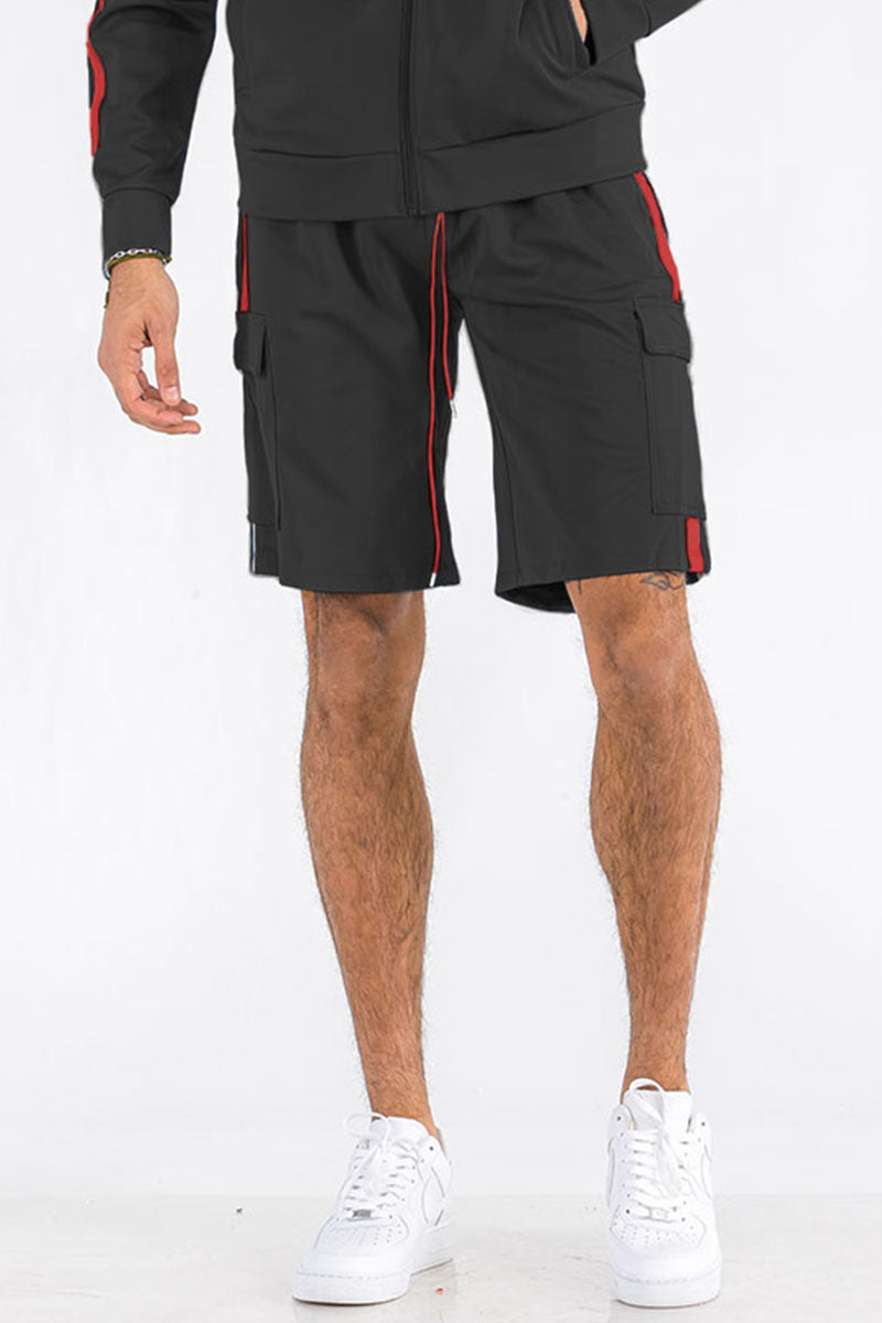 Two Stripe Cargo Shorts - 1 COLOR -