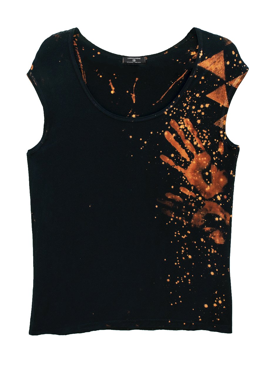 Luminous Being - Star Yantra Yoga Tee Black - 1 COLOR -