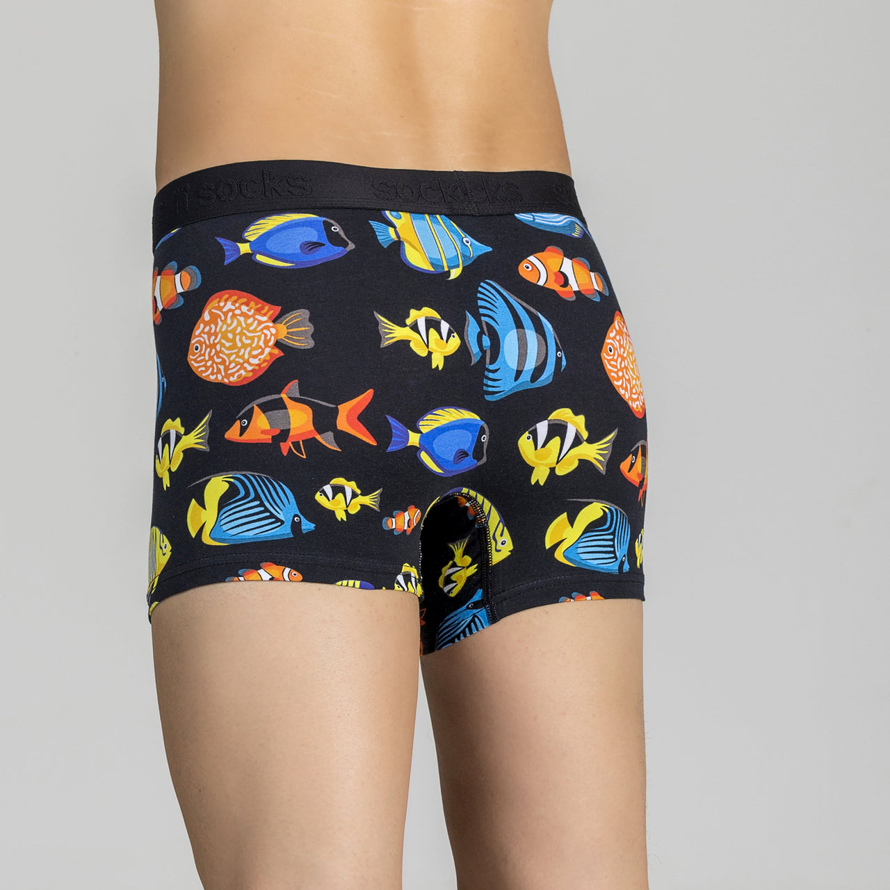 Men's Fish Boxer Brief - 1 COLOR -