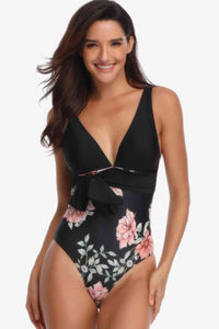 Thumbnail for Floral Tied One-Piece Swimsuit - T - 1 COLOR -