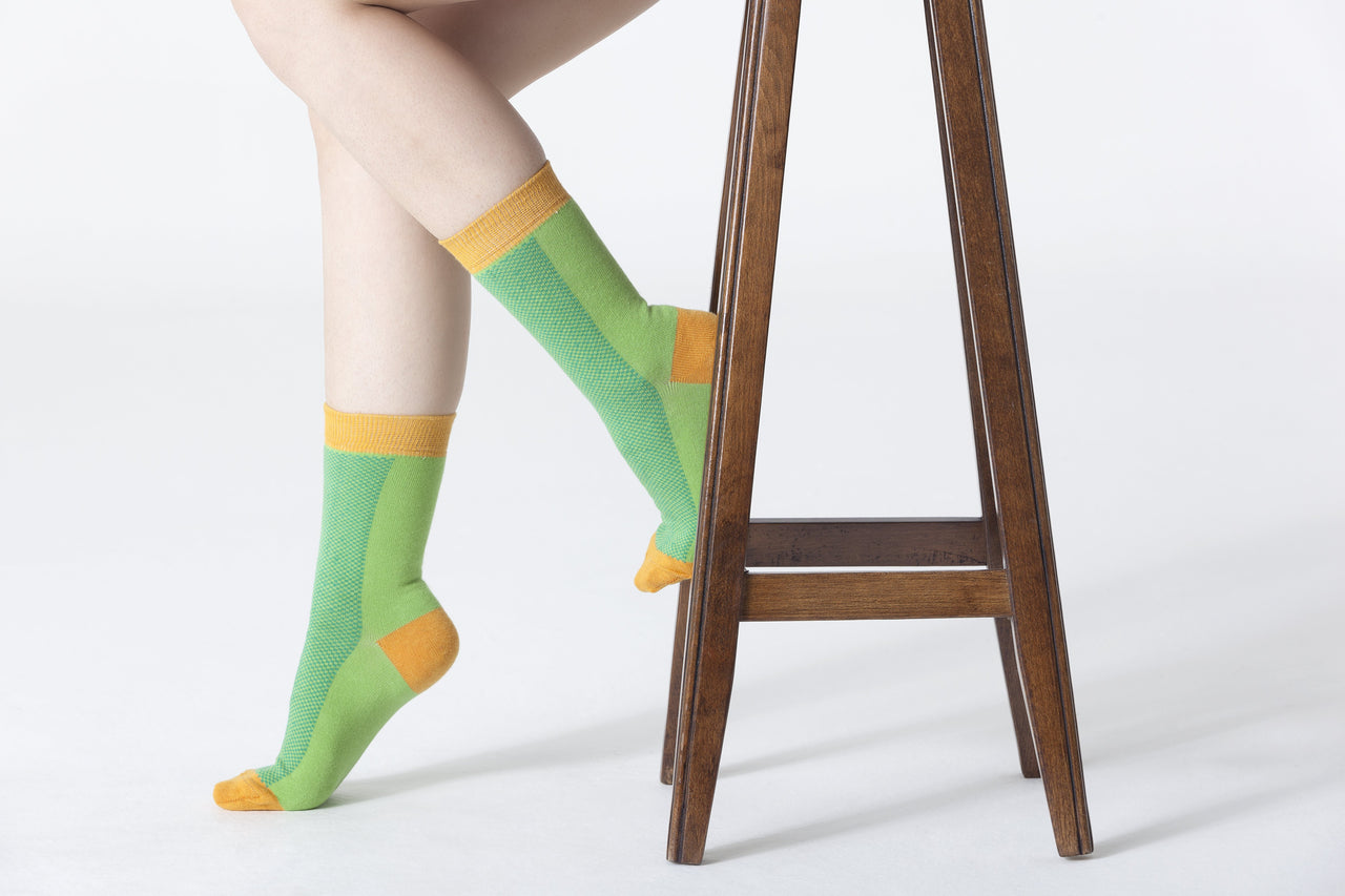 Women's Green Marmalade Socks - 1 COLOR -