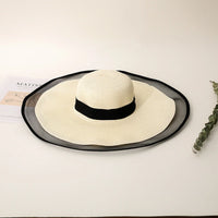 Thumbnail for Women Broad Brim Beach Hat Summer Resort Sun Hat Foldable Straw Hat - [5-9 DAY DELIVERY] - 4 COLORS -