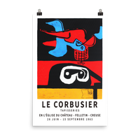 Thumbnail for Le Corbusier 1963 Exhibition Artwork Poster - USA printed - 3 SIZES