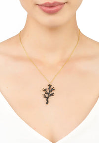 Thumbnail for LATELITA - Coral Reef Necklace Black Cz -