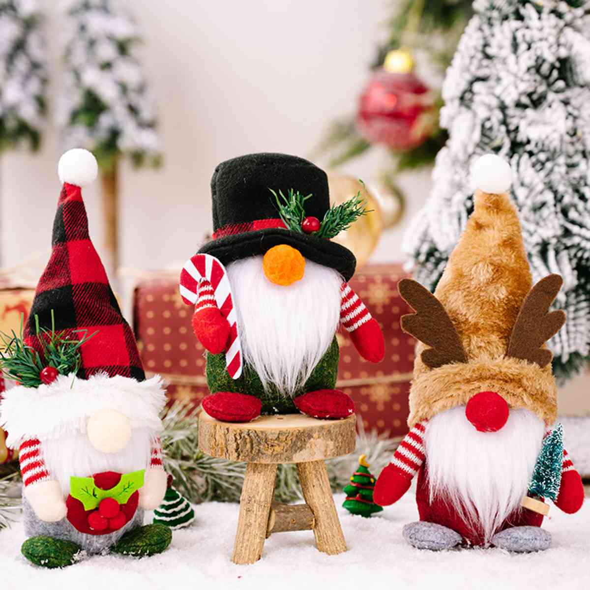 Christmas Short Leg Gnomes - 5.5"/8.7" - [5-10 DAY DELIVERY] - T - 3 TYPES / STYLES -