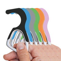 Thumbnail for 6 Pack of Hoo(key)™ - The Only Patented Antimicrobial Silicone No-Touch Keychain Tool - 6 PACK / 6 COLORS - Value Pack Deal