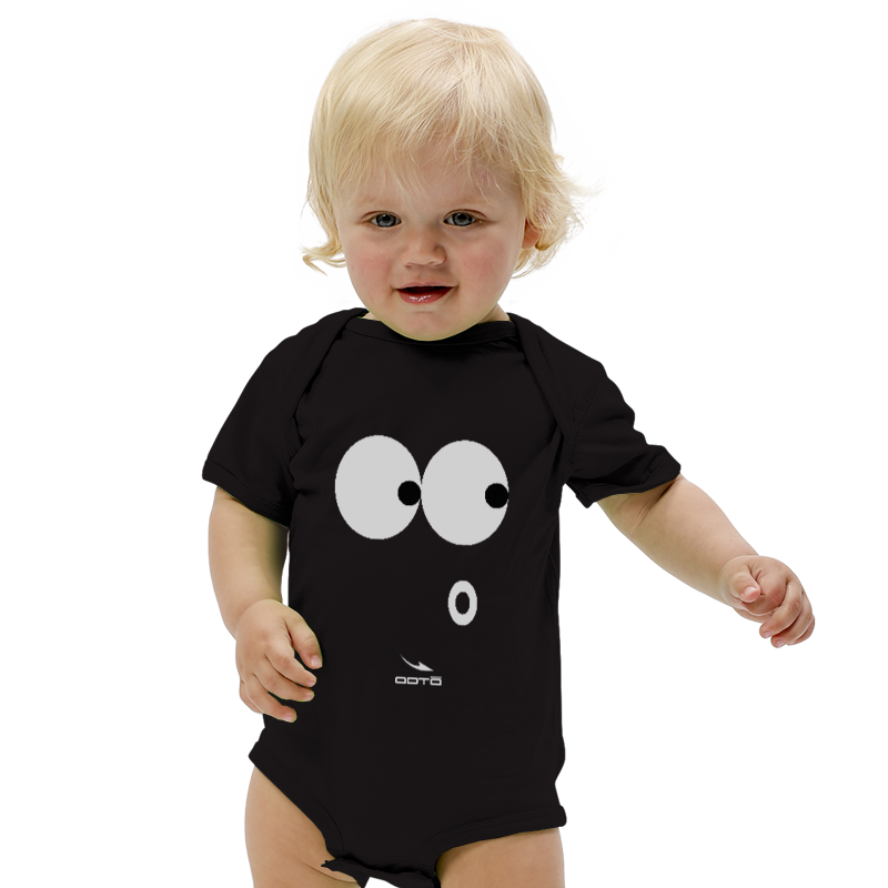 OOTO - EYE SEE - OH OH! - Infant Unisex Premium Soft Cotton Bodysuit - 6 / 24 MOS - 4 COLORS -