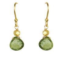 Thumbnail for Gena Myint - Peridot Drop Earrings -