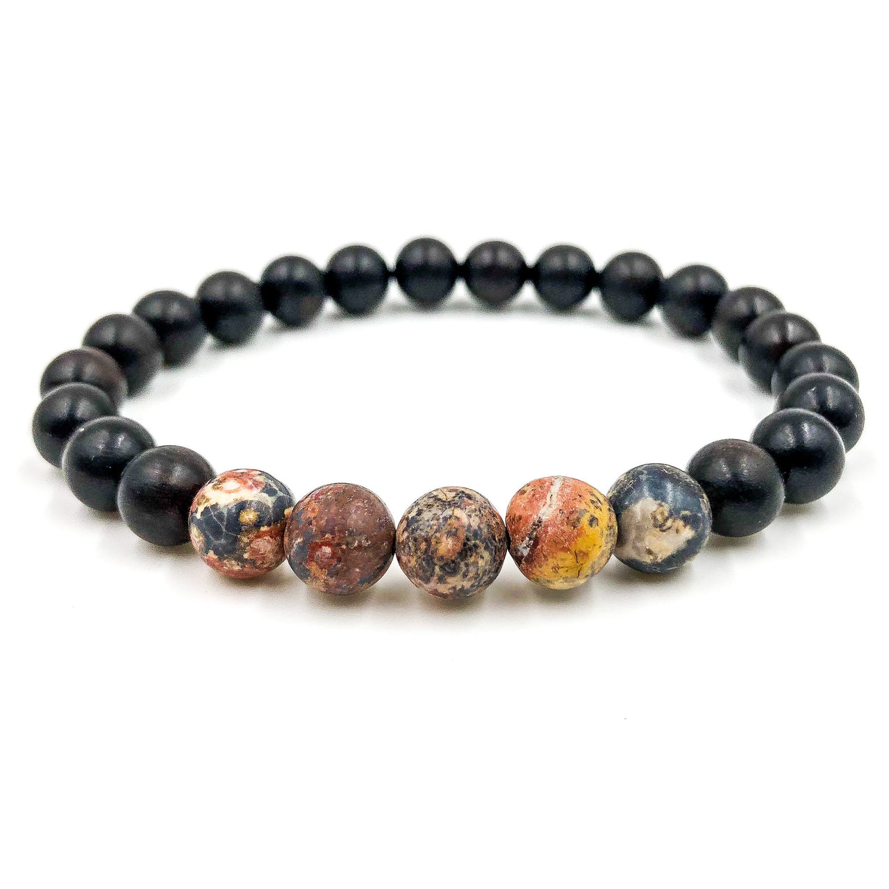 Grove - Leopard Skin Jasper & Blackwood -