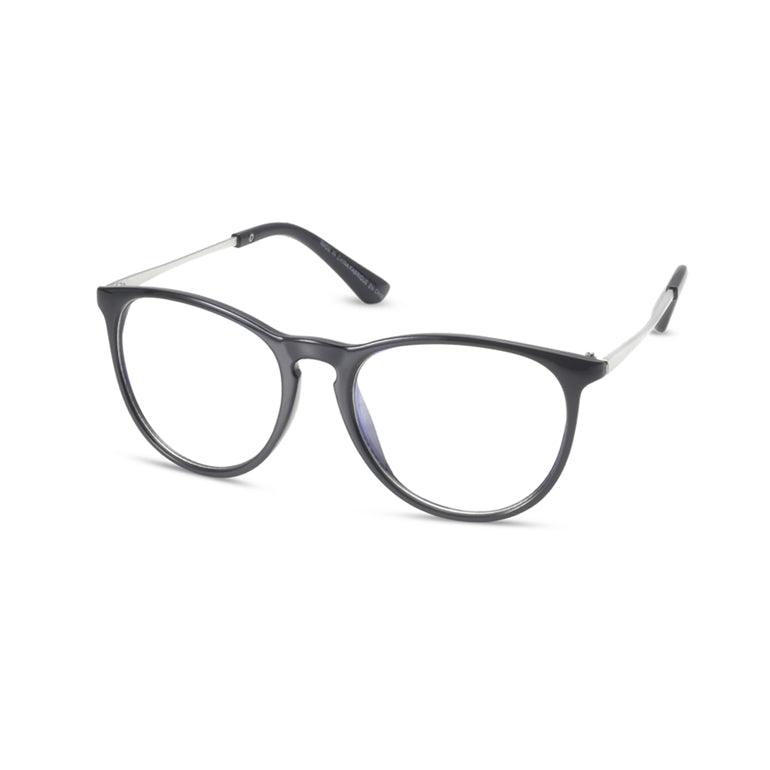 Quinn | Black Silver | Blue Light Blocking Glasses - 1 COLOR -