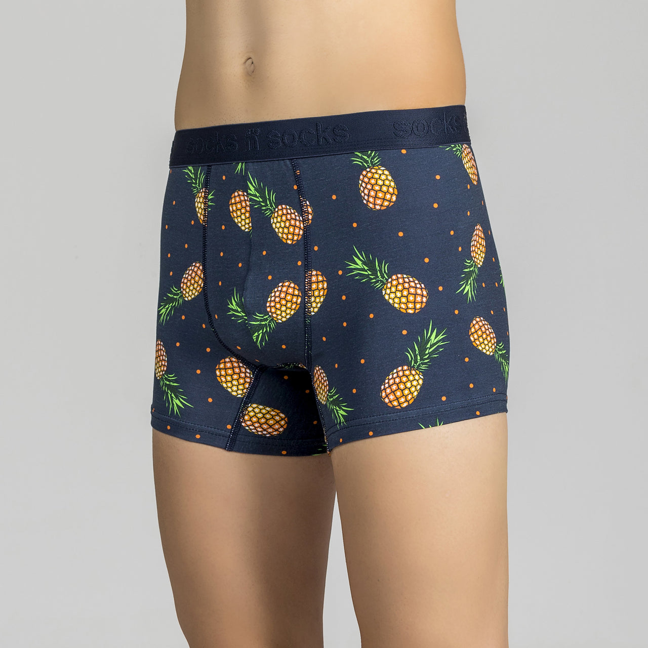 Men's Pineapple Boxer Brief - 1 COLOR -