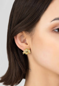 Thumbnail for LATELITA - Bumble Bee Stud Earrings Gold -