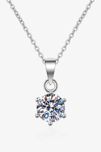 Thumbnail for 1 Carat Moissanite 925 Sterling Silver Necklace