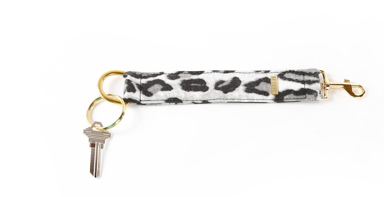 Keyper - Snow Leopard Vegan Leather KEYPER® Key Ring - 2 OPTIONS -